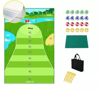 Golf training mat with replaceable turfs for swing accuracy improvement