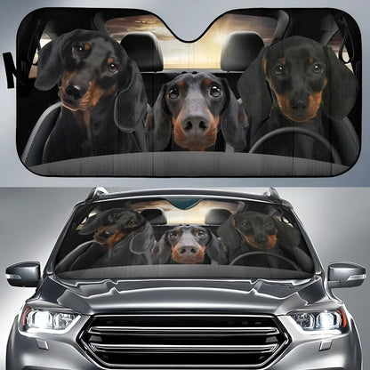 Car front gear sunshade cover with aluminium film construction measuring 130 by 70 centimetres
