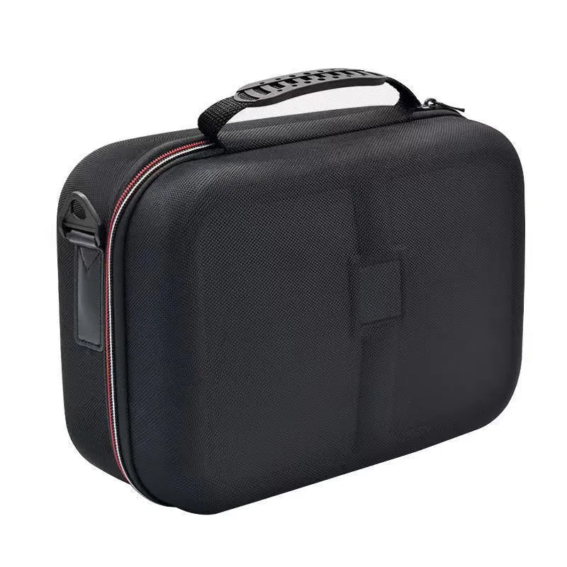 Black EVA hard shell storage case for game console accessories in two size options.