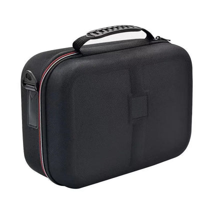 Black EVA hard shell storage case for game console accessories in two size options.