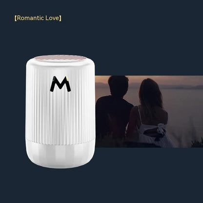 Solid car aromatherapy fragrance diffuser in compact 10 x 6 cm size for vehicle and indoor use
