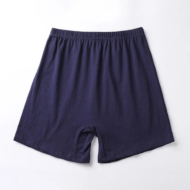 Solid colour men's modal boxers on a white background, showing the high-waist design.