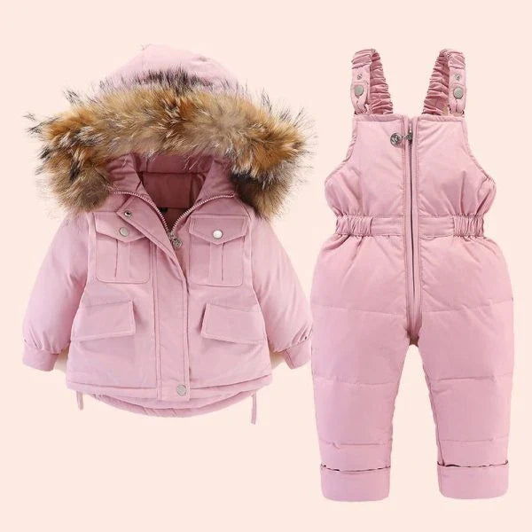 A cozy and stylish two-piece cotton outfit for infants and toddlers, available in a variety of vibrant colors