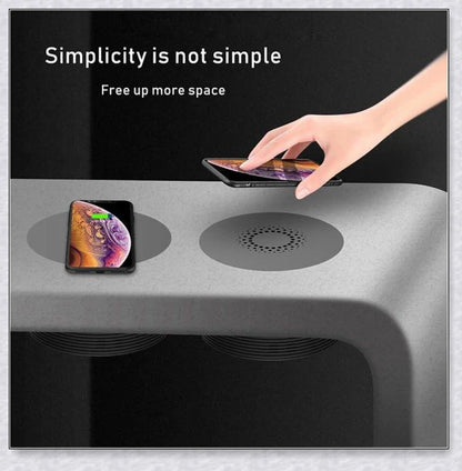 Minimalist Invisible Wireless Charger - Discreet, Fast-Charging, and Compatible with Smartphones and Qi-Enabled Devices