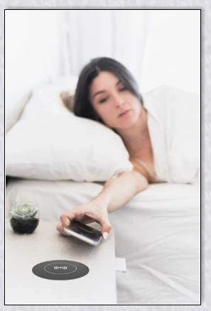 Minimalist Invisible Wireless Charger - Discreet, Fast-Charging, and Compatible with Smartphones and Qi-Enabled Devices