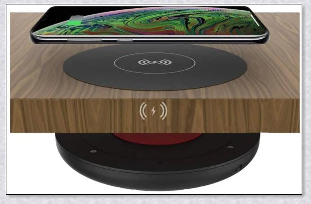 Minimalist Invisible Wireless Charger - Discreet, Fast-Charging, and Compatible with Smartphones and Qi-Enabled Devices
