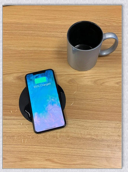 Minimalist Invisible Wireless Charger - Discreet, Fast-Charging, and Compatible with Smartphones and Qi-Enabled Devices