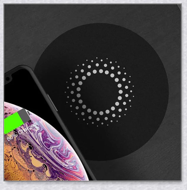 Minimalist Invisible Wireless Charger - Discreet, Fast-Charging, and Compatible with Smartphones and Qi-Enabled Devices