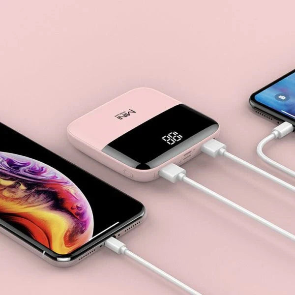 Hhomeenjoy 10000mAh Mini Power Bank - Pocket Sized Portable Charger