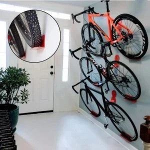 Bicycle Rack Wall Metal Hook for storing mountain bikes, road bikes, and electric bikes on the wall