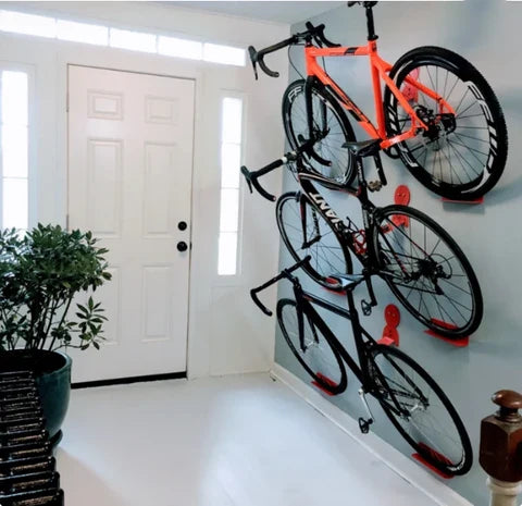 Bicycle Rack Wall Metal Hook for storing mountain bikes, road bikes, and electric bikes on the wall