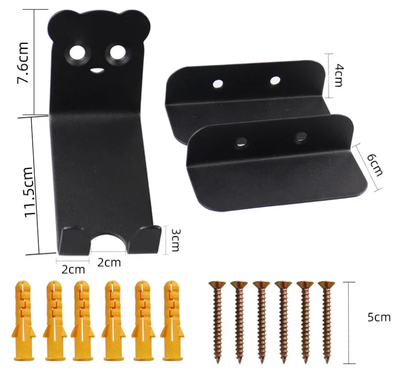 Bicycle Rack Wall Metal Hook for storing mountain bikes, road bikes, and electric bikes on the wall