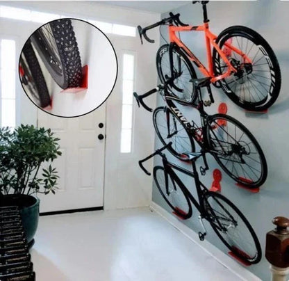 Bicycle Rack Wall Metal Hook for storing mountain bikes, road bikes, and electric bikes on the wall
