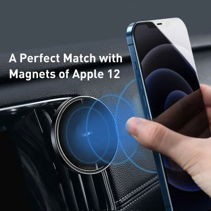 Magnetic Car Phone Holder for iPhone 13, 14, and 15 Pro - Secure, Stable, and Hands-Free Driving Experience