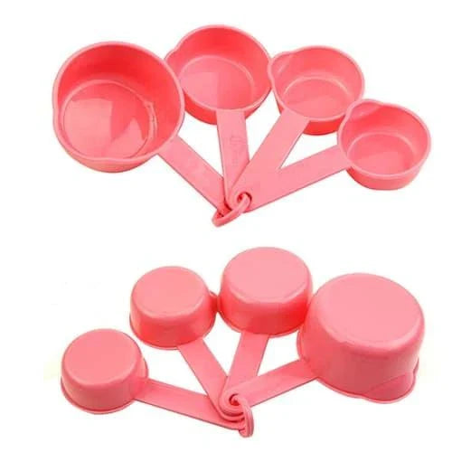 Hhomeenjoy Pink Baking Measuring Cups and Spoons - 10 Piece Set