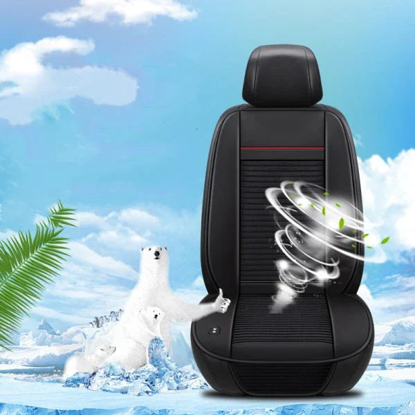 Blowing and Cooling Car Seat Cushion with Ice Silk for Premium Comfort and Refreshment