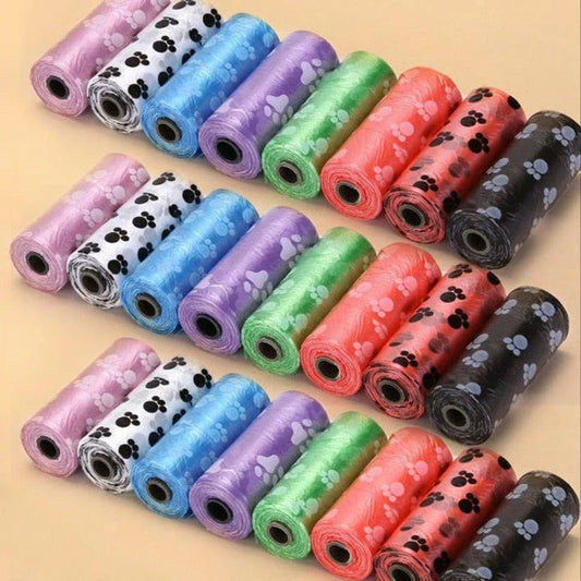 Degradable Plastic Pets Litter Bag Set - Eco-friendly pet care solution with durable, roll-up design