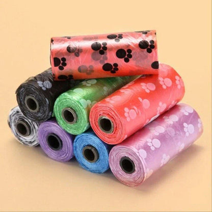 Degradable Plastic Pets Litter Bag Set - Eco-friendly pet care solution with durable, roll-up design
