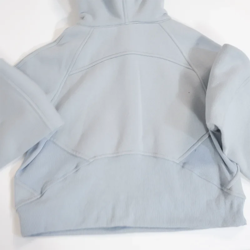 Women's sports fitness half zip hoodie fleece in various colors