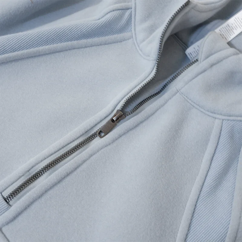 Women's sports fitness half zip hoodie fleece in various colors