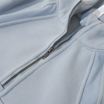 Women's sports fitness half zip hoodie fleece in various colors