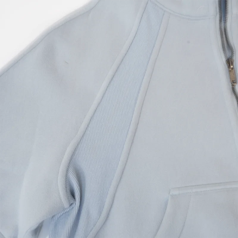 Women's sports fitness half zip hoodie fleece in various colors