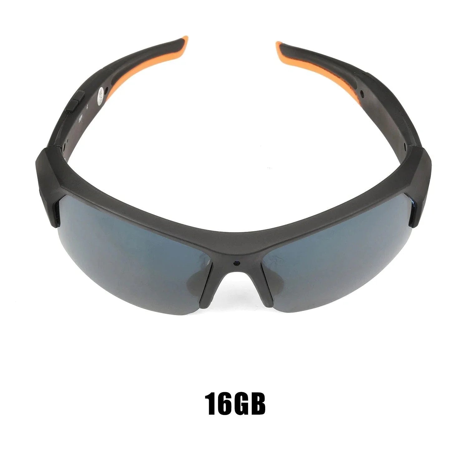 Smart camera glasses with HD 1080p video, UV protection, and built-in earbuds for hands-free use