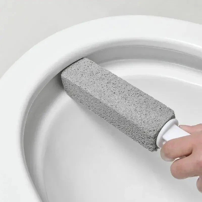Eco-Friendly Pumice Stone Toilet Cleaning Brush for Removing Stains and Limescale from Bathrooms and Beyond