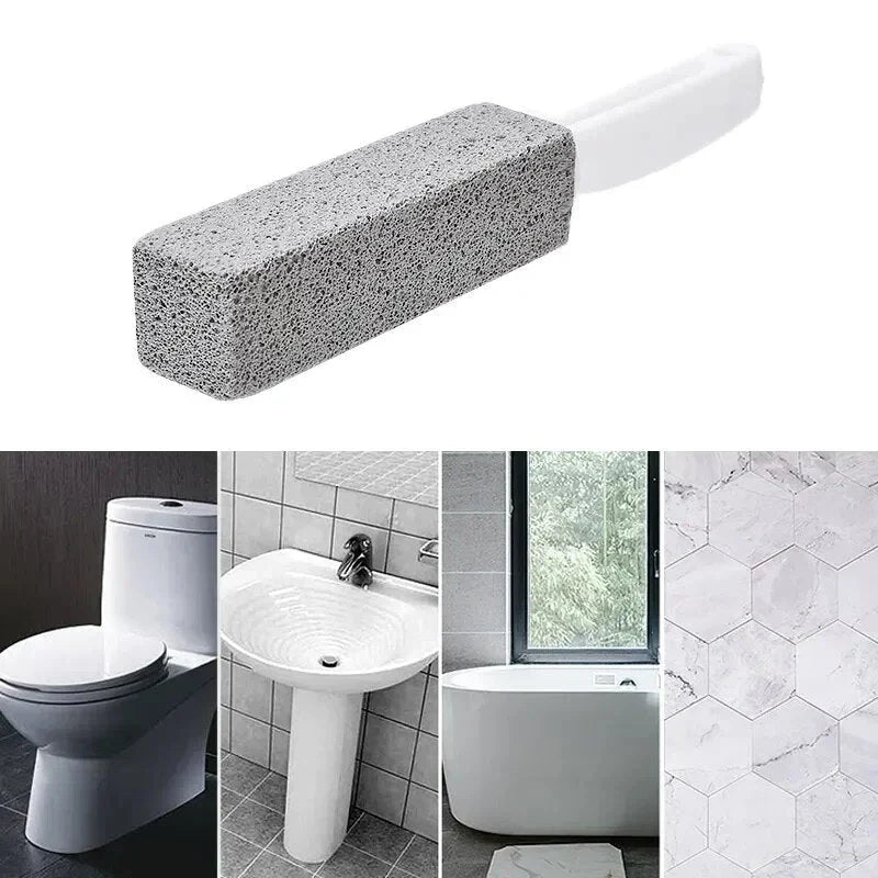 Eco-Friendly Pumice Stone Toilet Cleaning Brush for Removing Stains and Limescale from Bathrooms and Beyond