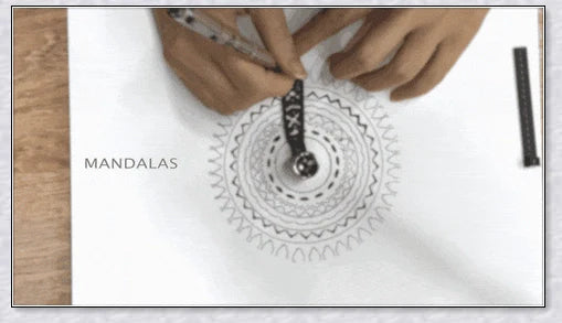 Magcon - Innovative Portable Design Tool with Ruler, Compass, and Protractor Functions