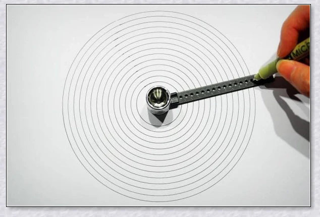 Magcon - Innovative Portable Design Tool with Ruler, Compass, and Protractor Functions