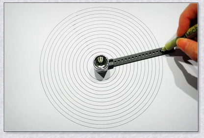 Magcon - Innovative Portable Design Tool with Ruler, Compass, and Protractor Functions