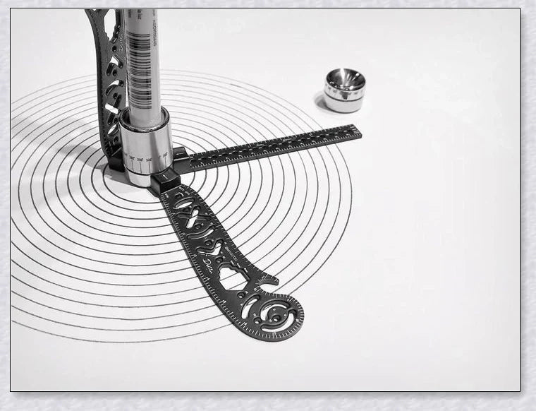 Magcon - Innovative Portable Design Tool with Ruler, Compass, and Protractor Functions