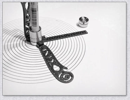 Magcon - Innovative Portable Design Tool with Ruler, Compass, and Protractor Functions