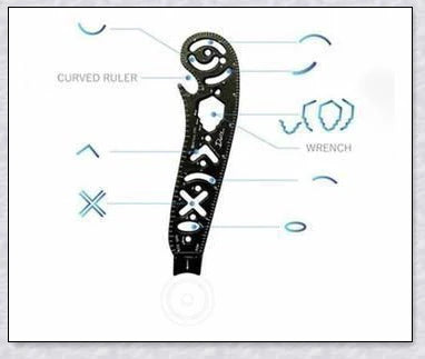 Magcon - Innovative Portable Design Tool with Ruler, Compass, and Protractor Functions