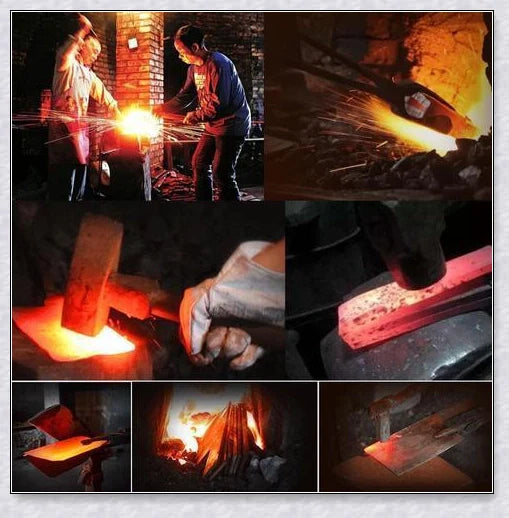 Hhomeenjoy  Heavy Forge Custom Serbian Handmade Kitchen Meat Veable Butcher Knife