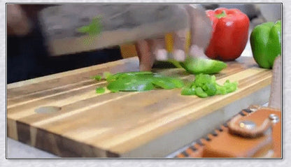 Heavy Forge Custom Serbian Handmade Kitchen Meat Veable Butcher Knife - A Masterpiece of Precision and Power