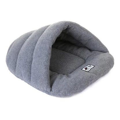 Cozy fleece pet sleeping bed with cushion in various colors and sizes, providing premium comfort and support for your furry friend.