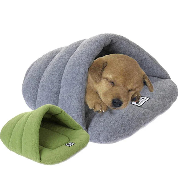 Hhomeenjoy Cozy Fleece Pet Sleeping Bed with Cushion