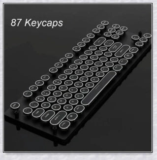 Steampunk-inspired mechanical keyboard switch with premium materials and durable construction