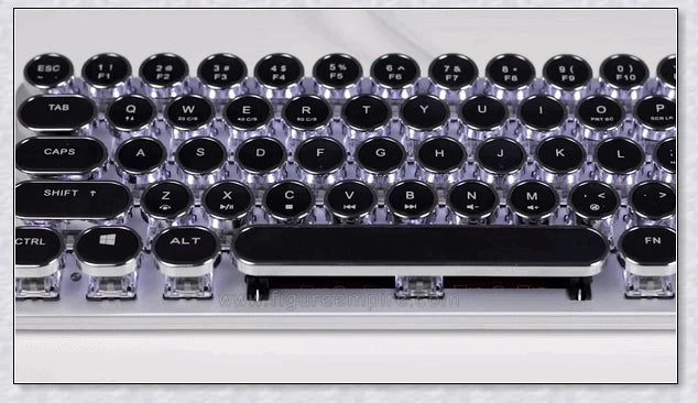 Hhomeenjoy US Steampunk Style Typewriter Mechanical Keyboard Switch