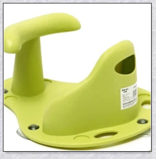 Baby Bath Seat with cute exterior design, featuring anti-slip suction cups and supportive back and leg rest for a comfortable bathing experience