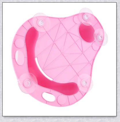 Baby Bath Seat with cute exterior design, featuring anti-slip suction cups and supportive back and leg rest for a comfortable bathing experience