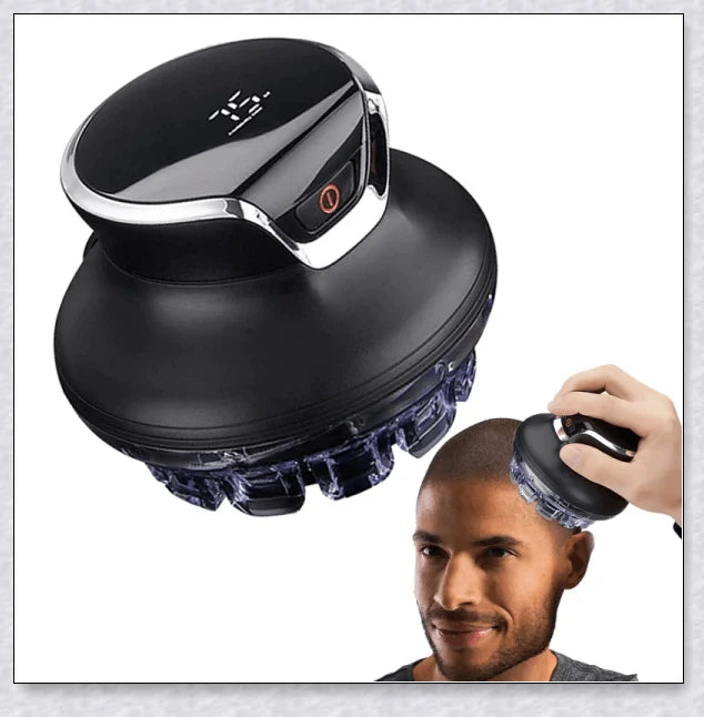 Hair Cutting Machine Clippers for Men - a versatile, salon-quality hair cutting kit with ultra-sharp stainless steel blades, locking comb guides, and 4 customizable cutting lengths.