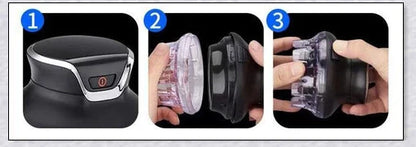 Hair Cutting Machine Clippers for Men - a versatile, salon-quality hair cutting kit with ultra-sharp stainless steel blades, locking comb guides, and 4 customizable cutting lengths.