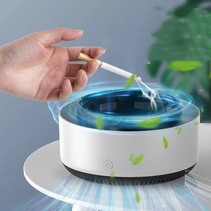 Electronic Smokeless Ashtray - Smoke Air Purifier for Household and Office Use