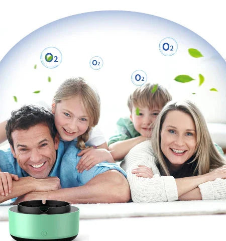 Electronic Smokeless Ashtray - Smoke Air Purifier for Household and Office Use