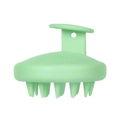 Full Silicone Shampoo Brush with Soft Bristles for Gentle Scalp Massage and Effective Hair Cleaning