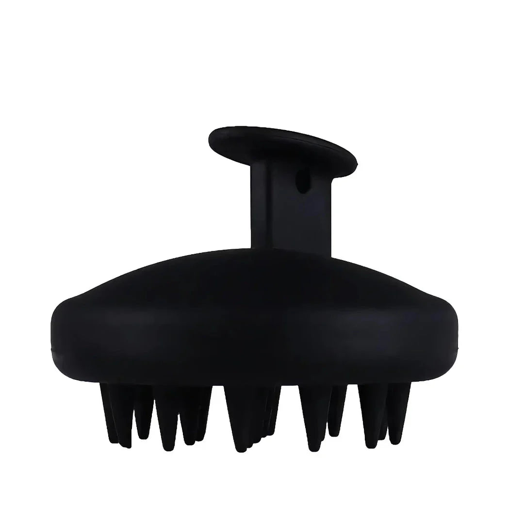 Full Silicone Shampoo Brush with Soft Bristles for Gentle Scalp Massage and Effective Hair Cleaning