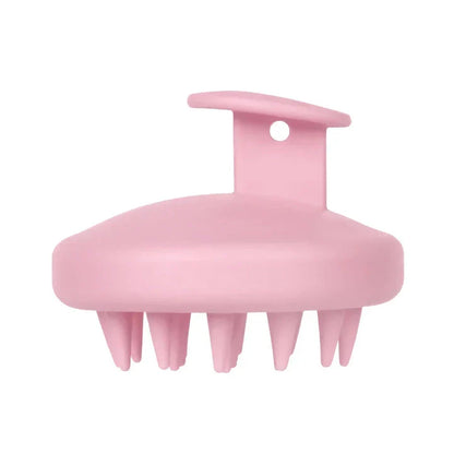 Full Silicone Shampoo Brush with Soft Bristles for Gentle Scalp Massage and Effective Hair Cleaning
